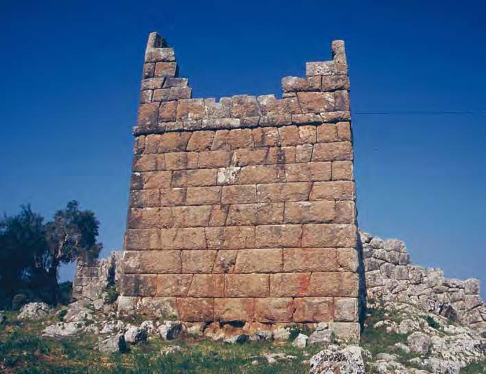 Πύργος της οχύρωσης, γνωστός ως «Κοκκινόπυργος»